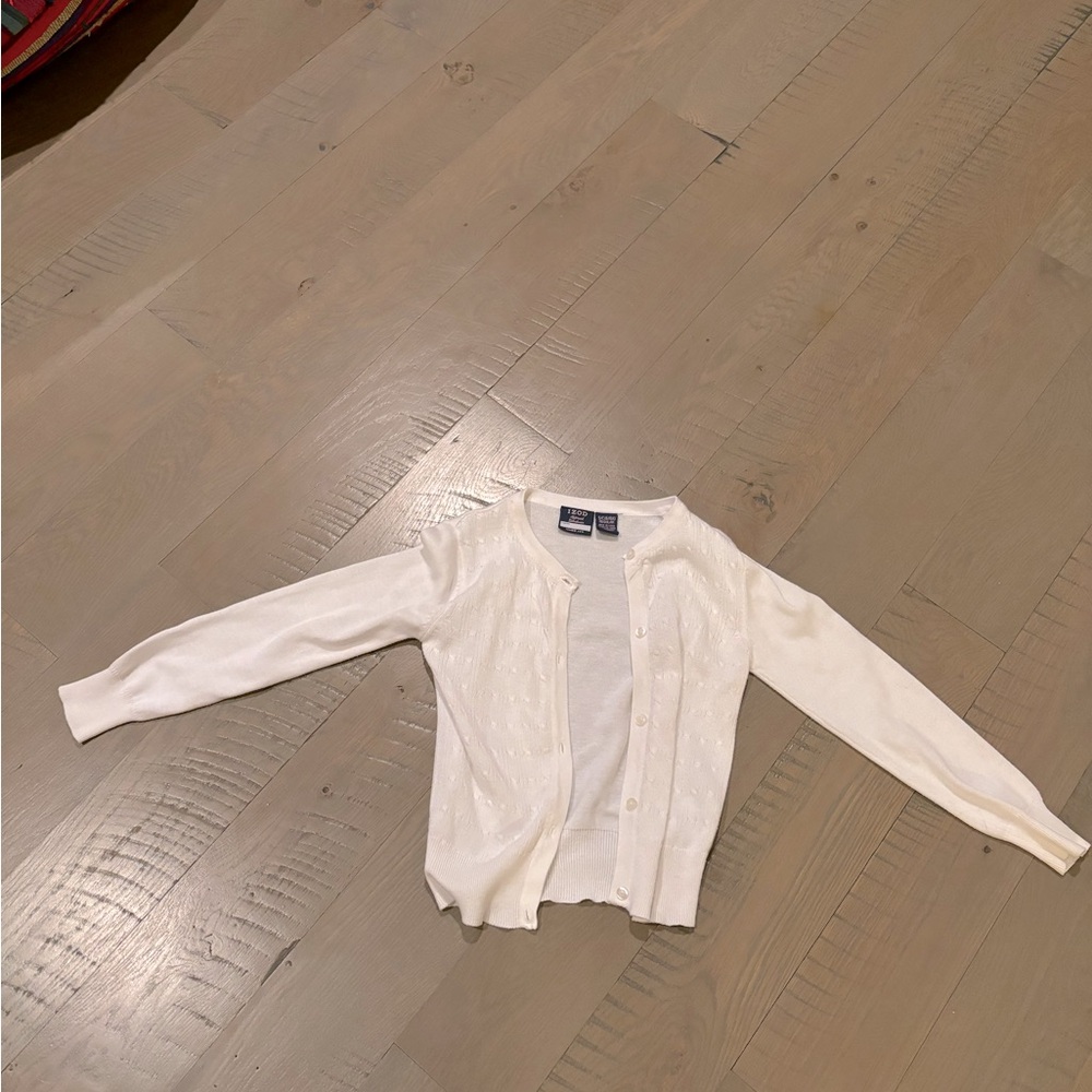 Izod girls cardigan